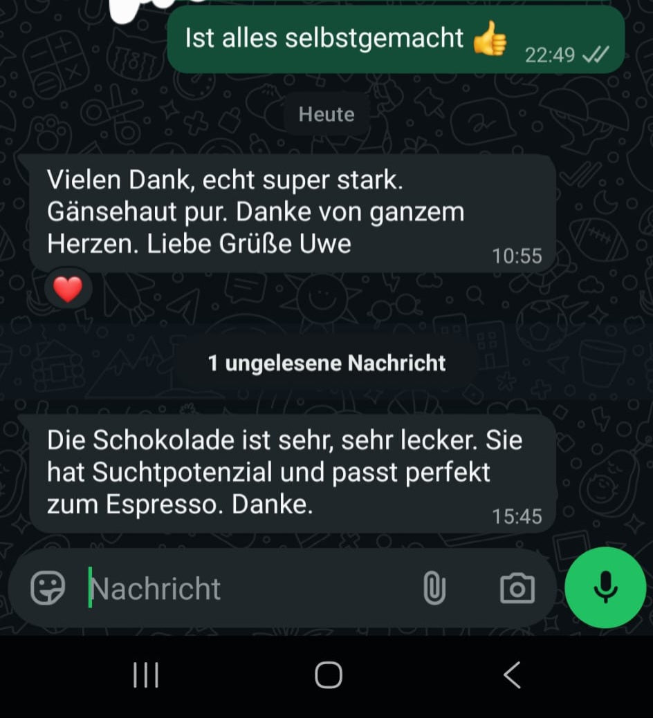 WhatsApp Bewertung