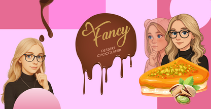 Personalisierte Trevia Fancy Schokolade Verpackung Layout Girly