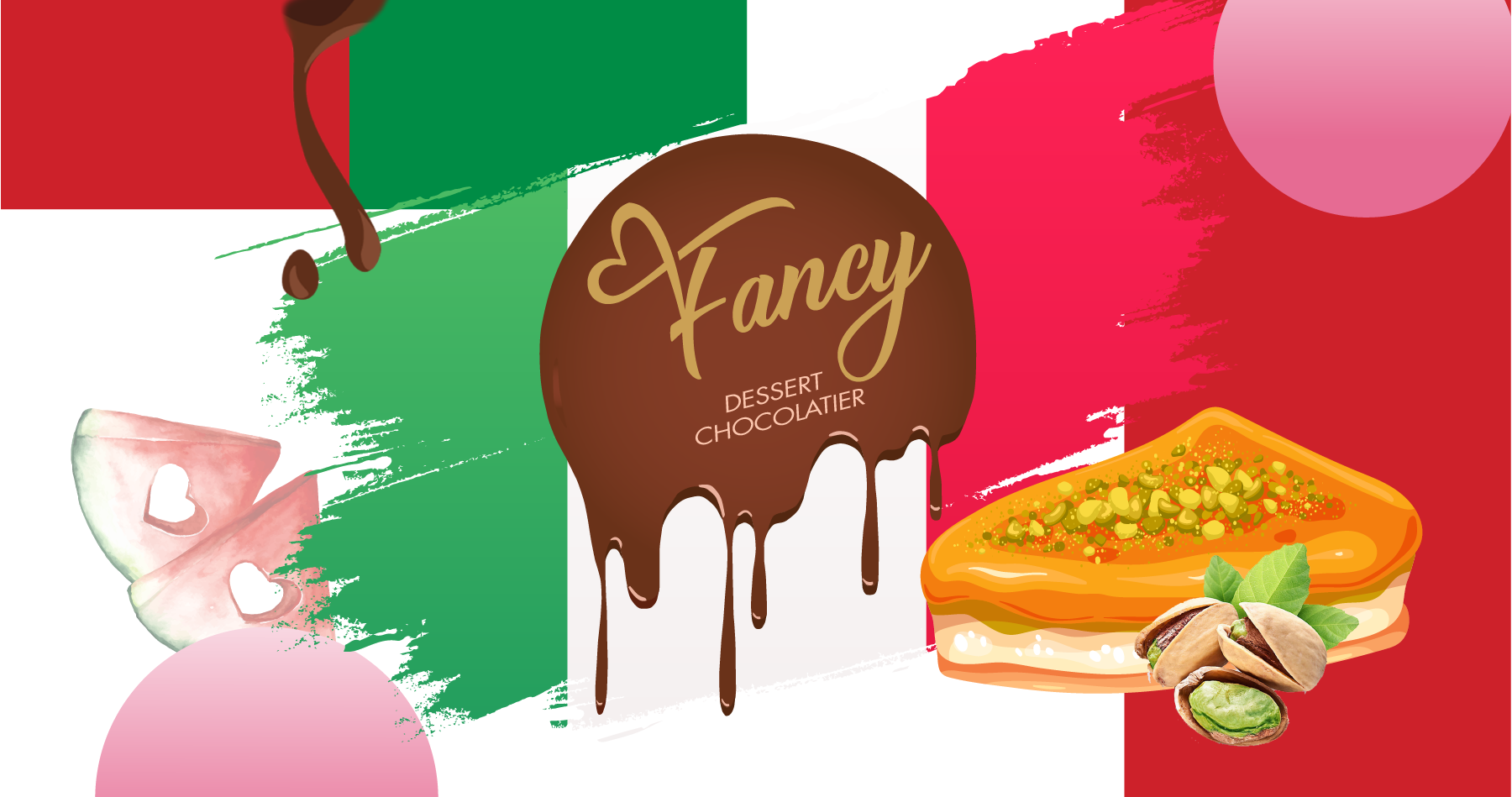 Personalisierte Trevia Fancy Schokolade Verpackung Layout Italien